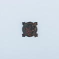 Ornament of Horse Trapping, Copper alloy, enamel, Spanish