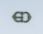 Buckle, Bronze, gold, patina, European