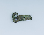 Buckle, Bronze, patina, European
