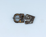 Buckle, Steel gilt, European