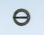 Buckle, Bronze, patina, European