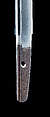 Blade and Mounting for a Dagger (<i>Tantō</i>), Blade inscribed by Gassan Sadakazu (Japanese, Setsu (now Osaka), 1834–1918), Steel, wood (rosewod), copper-gold alloy (<i>shakudō</i>), copper-silver alloy (<i>shibuichi</i>), gold, silver, Japanese