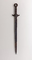 Ring-Pommel Sword, Steel, copper, ivy root, Swiss