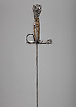 Rapier, Steel, wood, copper alloy, German