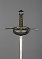 Cup-Hilted Rapier, Steel, brass, possibly Flemish