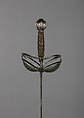 Cup-Hilted Rapier, Steel, brass, possibly Flemish