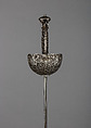 Cup-Hilted Rapier, Steel, Spanish