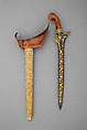 Kris with Sheath, Steel, wood, silver, gold, diamonds, enamel, Javanese