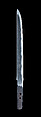 Blade and Mounting for a Dagger (Tantō), Blade inscribed by Morimitsu (Japanese, Muromachi period, active 15th century), Steel, wood, lacquer, silver, Japanese