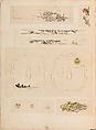 彫鐫画譜 Album of Designs for Metal Carving (<i>Chōsen Gafu</i>), 嵐山常行画 Ranzan Tsuneyuki (Japanese, active mid-19th century), Ink on paper, pasted into a bound volume, Japanese