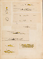 彫鐫画譜 Album of Designs for Metal Carving (<i>Chōsen Gafu</i>), 嵐山常行画 Ranzan Tsuneyuki (Japanese, active mid-19th century), Ink on paper, pasted into a bound volume, Japanese