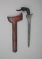 Kris with Sheath, Steel, wood, Malayan (scabbard possibly Sumatran)