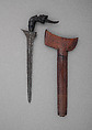Kris with Sheath, Steel, wood, Malayan (scabbard possibly Sumatran)