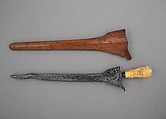 Kris with Sheath, Ivory, steel, wood, Javanese