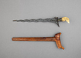 Kris with Sheath, Steel, wood, ivory, copper alloy, Sumatran