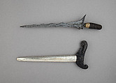 Kris with Sheath, Steel, wood, silver, brass, Madurese
