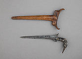 Kris with Sheath, Steel, silver, wood, Sumatran