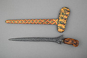Kris with Sheath, Steel, wood, pigment, copper alloy, Balinese
