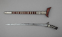 Executioner's Kris with Sheath, Steel, wood, silver, Sumatran