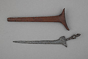 Kris with Sheath, Iron, wood, Javanese