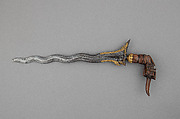 Kris, Steel, wood, gold, Sumatran