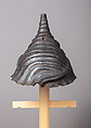 Helmet, Iron, steel, silver, Japanese