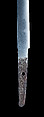 Blade and Mounting for a Dagger (Tantō), Steel, wood, lacquer, rayskin (samé), thread, gold, silver, Japanese