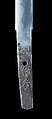 Blade and Mounting for a Dagger (Tantō), Steel, wood, lacquer,  rayskin (samé), thread, copper-gold alloy (shakudō), gold, iron, horn, Japanese
