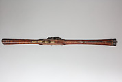 Flintlock Blunderbuss, Steel, wood (walnut), brass, silver, gold, British and possibly Sumatran