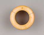 Ivory Archer's Ring Carved with Characters in Relief, Ivory, Chinese