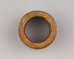Very Thin Archer's Ring of Mottled Stone, Stone, Chinese
