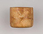 Very Thin Archer's Ring of Mottled Stone, Stone, Chinese