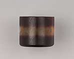Archer's Ring of Agate With Black Ends, Agate, Chinese