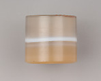 Agate Archer's Ring with White Band at Middle, Agate, Chinese