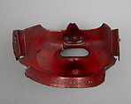 Half Mask (Menpō), Iron, lacquer, Japanese