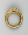 Archer's Ring, Stone, iron, copper, Turkish