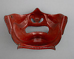 Half Mask (Menpō), Iron, lacquer, Japanese
