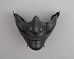 Half Mask (Menpō), Iron, lacquer, Japanese