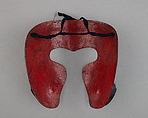 Half Mask (Menpō), Iron, lacquer, Japanese