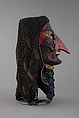 Full Mask (Sōmen) with Gorget and Mail Hood, Iron, lacquer, leather, silk, hemp, Japanese