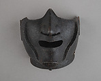 Half Mask (Menpō), Iron, lacquer, Japanese