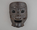 Full Mask (Sōmen), Iron, lacquer, Japanese
