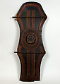 Shield, Wood, polychromy, Philippine, Mindanao