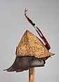 Helmet (<i>Zukinnari Kabuto</i>), Iron, lacquer, Japanese