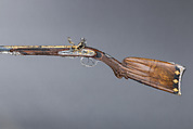 Double-Barreled Flintlock Shotgun, Nicolas Noël Boutet (French, Versailles and Paris, 1761–1833), Steel, wood (walnut, ebony), gold, silver, French, Versailles