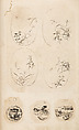 金工絵 Copy book of Toshiyoshi (also called Kōsō, Seijō, or Toshinaga), 紫原壽良画 Murasakibara Toshiyoshi (Japanese, born 1829), Ink on bound paper, Japanese