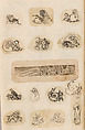 金工絵 Copy book of Toshiyoshi (also called Kōsō, Seijō, or Toshinaga), 紫原壽良画 Murasakibara Toshiyoshi (Japanese, born 1829), Ink on bound paper, Japanese