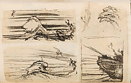 金工絵 Copy book of Toshiyoshi (also called Kōsō, Seijō, or Toshinaga), 紫原壽良画 Murasakibara Toshiyoshi (Japanese, born 1829), Ink on bound paper, Japanese