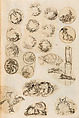 金工絵 Copy book of Toshiyoshi (also called Kōsō, Seijō, or Toshinaga), 紫原壽良画 Murasakibara Toshiyoshi (Japanese, born 1829), Ink on bound paper, Japanese