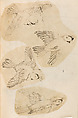金工絵 Copy book of Toshiyoshi (also called Kōsō, Seijō, or Toshinaga), 紫原壽良画 Murasakibara Toshiyoshi (Japanese, born 1829), Ink on bound paper, Japanese